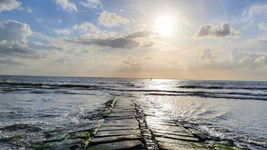 Wasserbrücke am Südstrand von Norderney