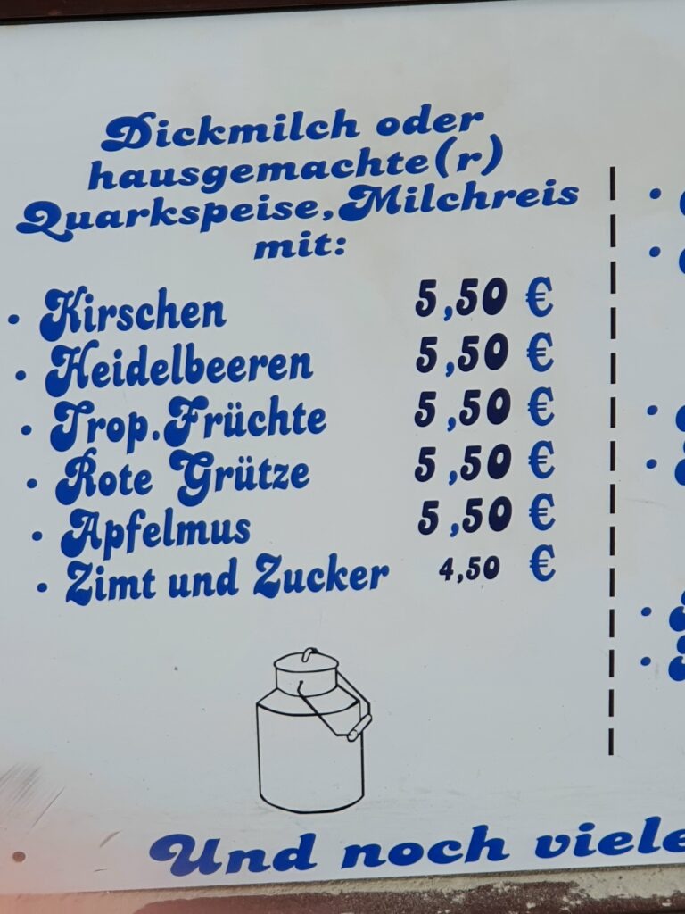 Dickmilch auf Borkum