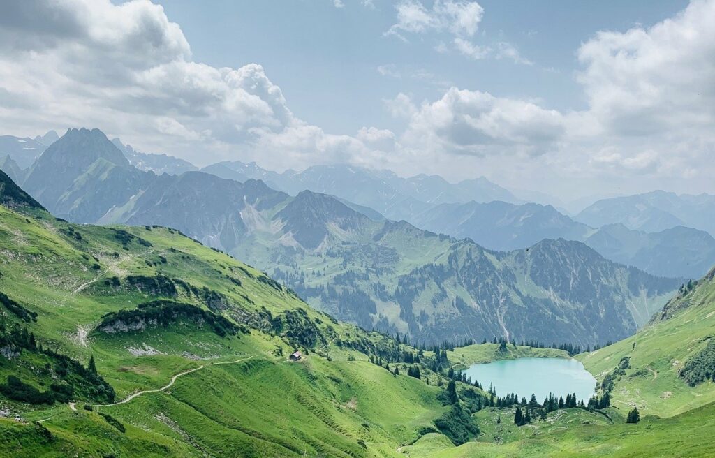 Berglandschaft in Deutschland
