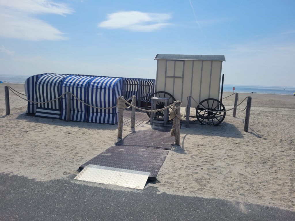 Häuser und Wege auf Norderney