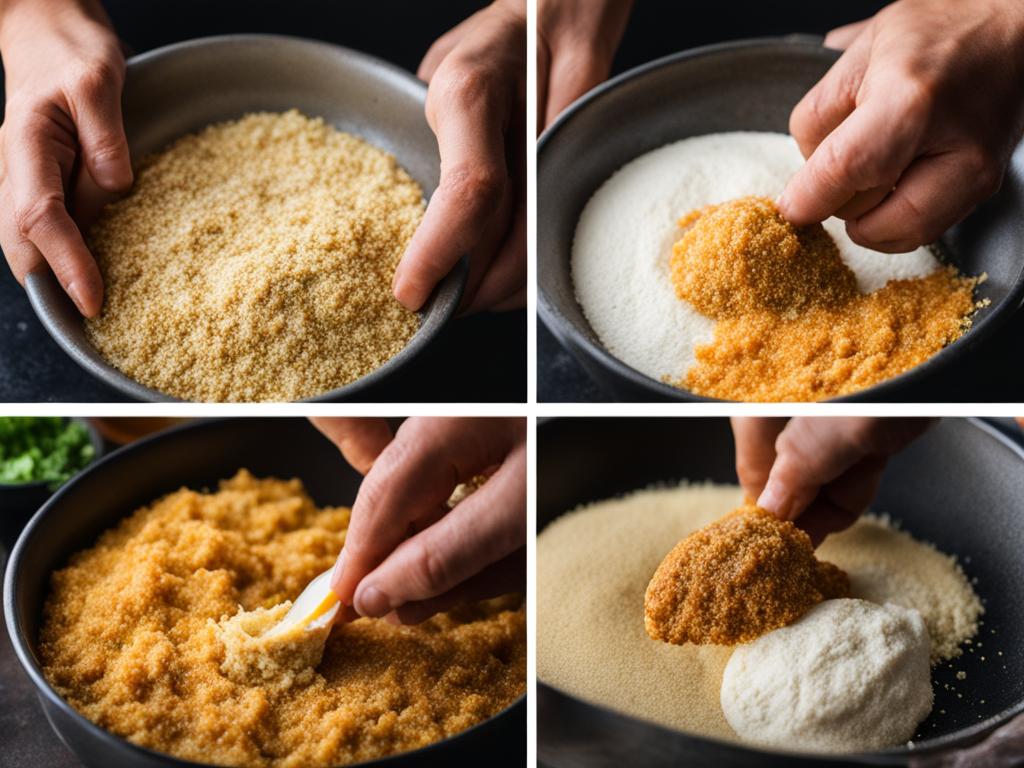 Hausgemachte Panierung für Wiener Schnitzel