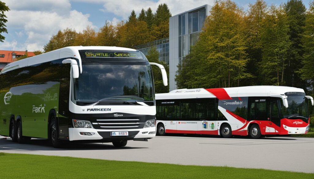 Shuttle-Service Parken ERF