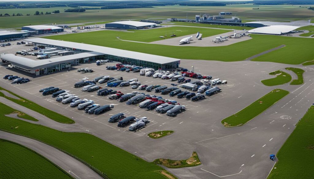Übersicht der Parkmöglichkeiten am Flughafen Bremen