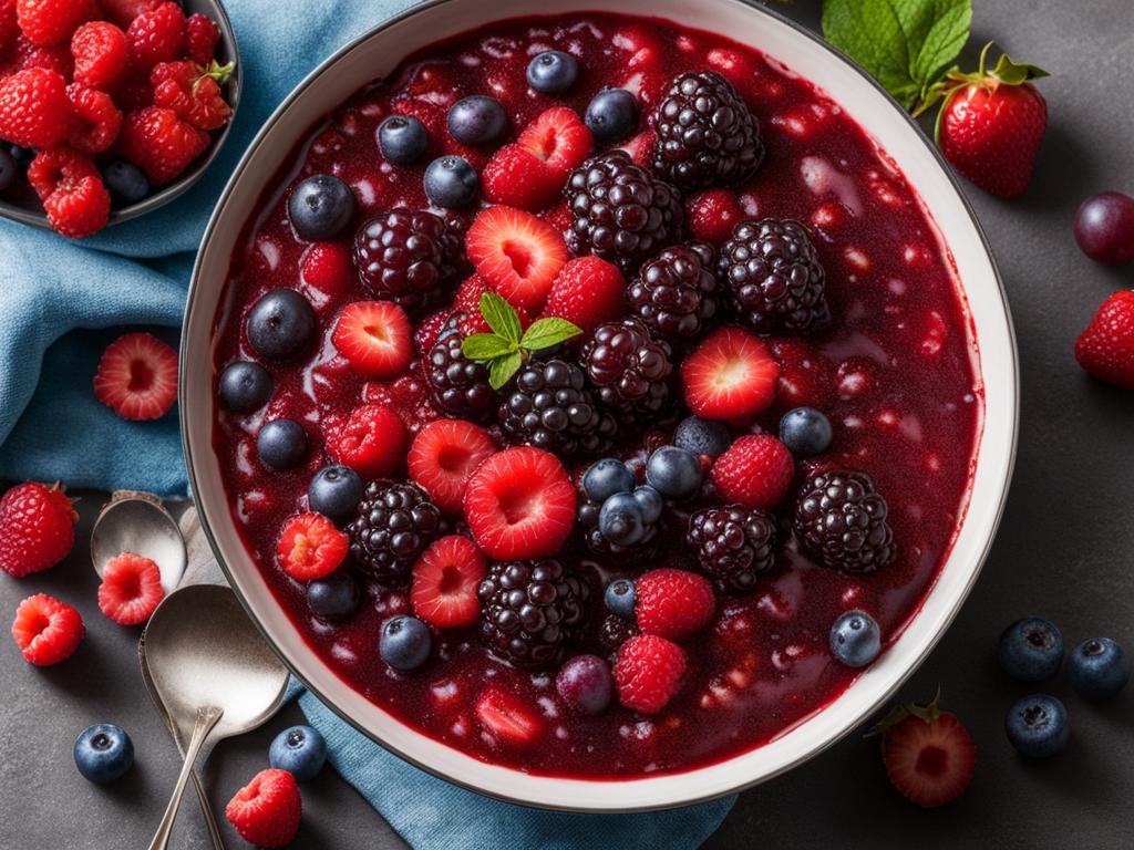 Zubereitung Sommerdessert