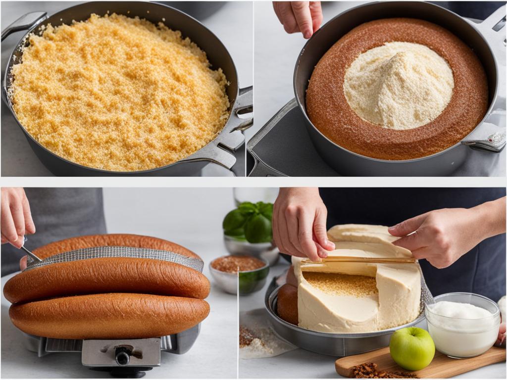 Zubereitung des Frankfurter Kranzes