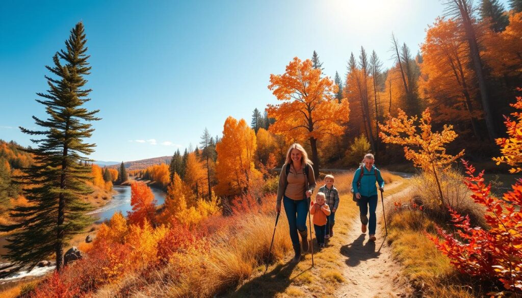 Familienwanderungen im Herbst