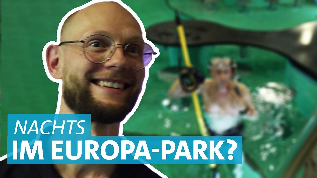 Vorschaubild: Wer reinigt das Schwimmbad? Nachtschicht in der Wasserwelt Rulantica im Europa-Park Rust
